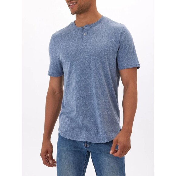 Threads 4 Thought Other - Threads 4 Thought Men's Short Sleeve Henley Blue Size XS NWT